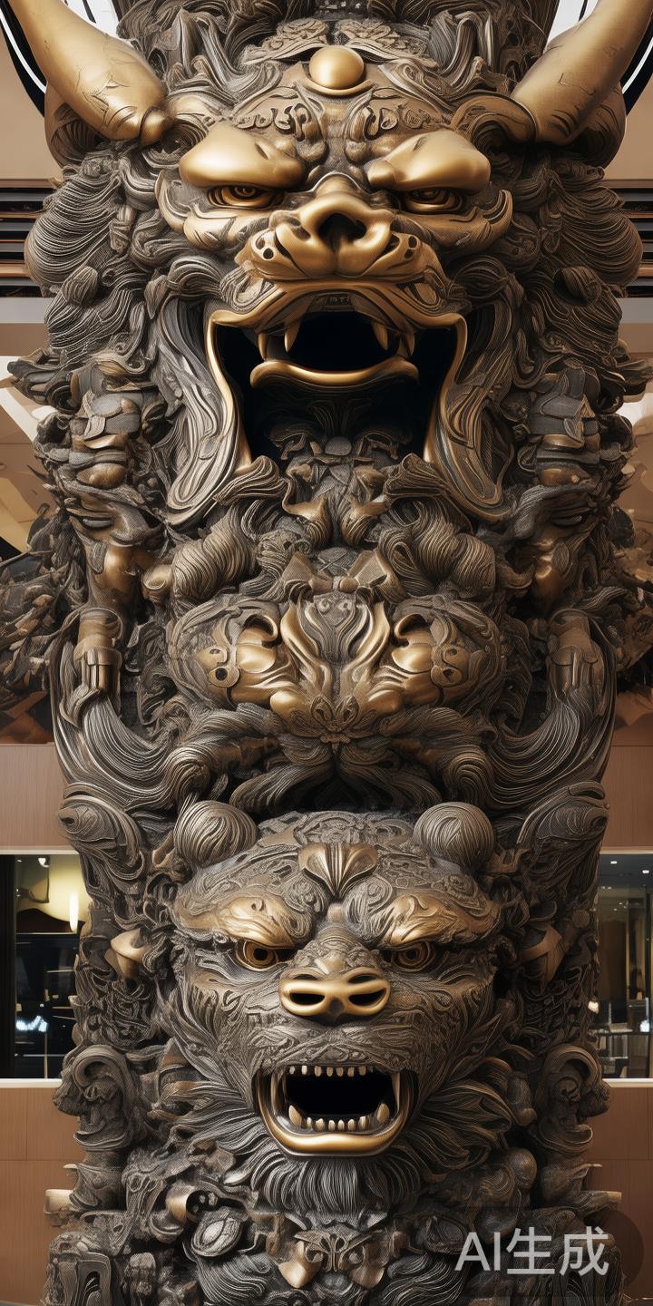 澳门新葡京兽首艺术品的独特设计与深厚文化内涵探析 其设计灵感源自古代青铜器的兽首铜像,如商周时期的青